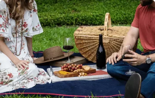 Wine lover’s picnic day
